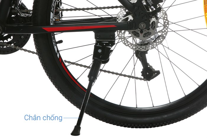 Xe Đạp Địa Hình MTB Gammax 26-Leiming-5.0-24S-HD 2020 26 inch Màu Đen - Đỏ