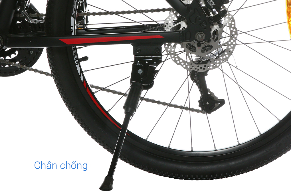 Xe Đạp Địa Hình MTB Gammax 26-Leiming-5.0-24S-HD 2020 26 inch Màu Đen - Đỏ