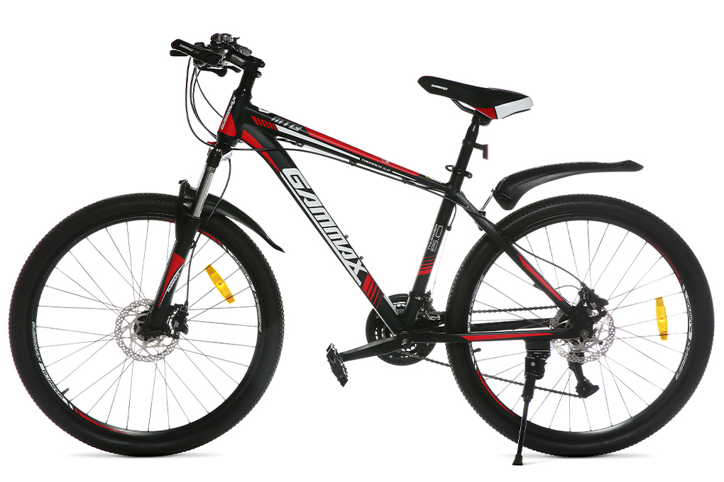 Xe Đạp Địa Hình MTB Gammax 26-Leiming-5.0-24S-HD 2020 26 inch Màu Đen - Đỏ