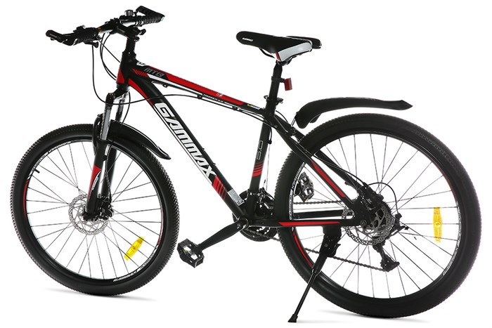 Xe Đạp Địa Hình MTB Gammax 26-Leiming-5.0-24S-HD 2020 26 inch Màu Đen - Đỏ