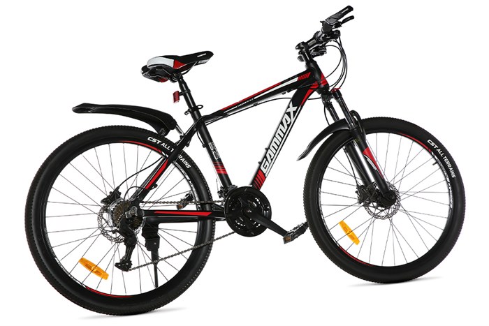 Xe Đạp Địa Hình MTB Gammax 26-Leiming-5.0-24S-HD 2020 26 inch Màu Đen - Đỏ