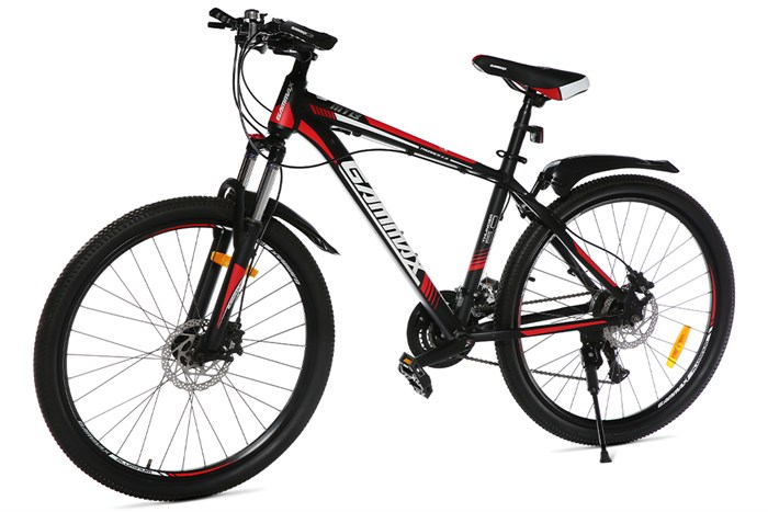 Xe Đạp Địa Hình MTB Gammax 26-Leiming-5.0-24S-HD 2020 26 inch Màu Đen - Đỏ