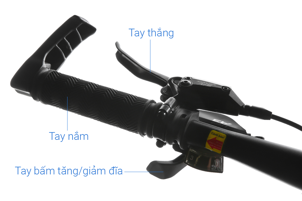 Xe Đạp Địa Hình MTB Gammax 26-Leiming-5.0-24S-HD 2020 26 inch Màu Đen - Đỏ