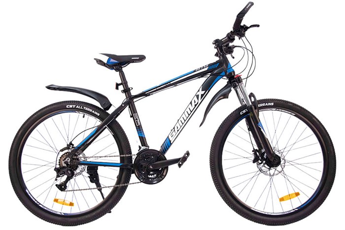 Xe Đạp Địa Hình MTB Gammax 26-Leiming-5.0-24S-HD 2020 26 inch Màu Đen - xanh dương