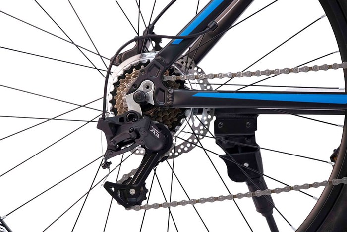 Xe Đạp Địa Hình MTB Gammax 26-Leiming-5.0-24S-HD 2020 26 inch Màu Đen - xanh dương