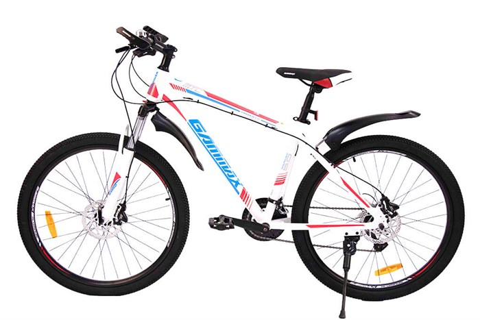 Xe Đạp Địa Hình MTB Gammax 26-Leiming-5.0-24S-HD 2020 26 inch Màu Trắng - Xanh