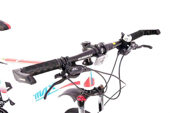 Xe Đạp Địa Hình MTB Gammax 26-Leiming-5.0-24S-HD 2020 26 inch Màu Trắng - Xanh