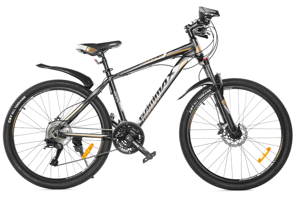 Xe Đạp Địa Hình MTB Gammax 26-Leiming-6.0-27S-HD 26 inch Màu Đen - Vàng