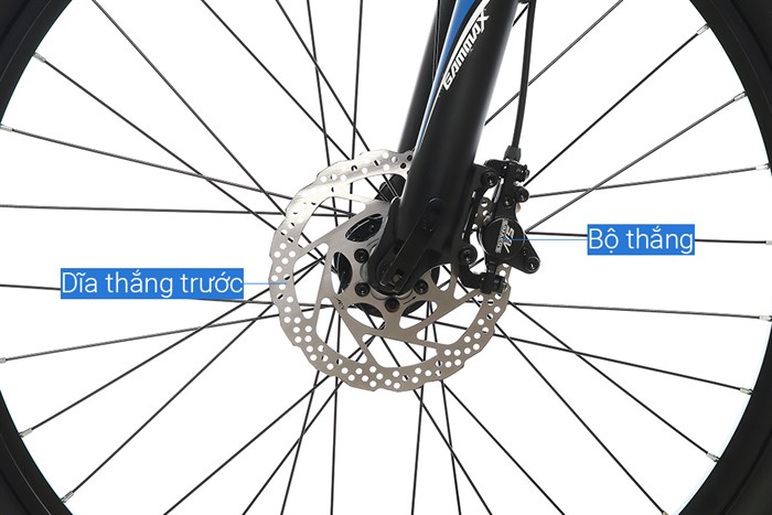 Xe Đạp Địa Hình MTB Gammax 26-Leiming-6.0-27S-HD 26 inch Màu Đen - xanh dương