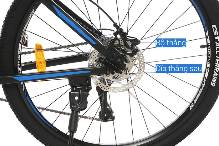 Xe Đạp Địa Hình MTB Gammax 26-Leiming-6.0-27S-HD 26 inch Màu Đen - xanh dương