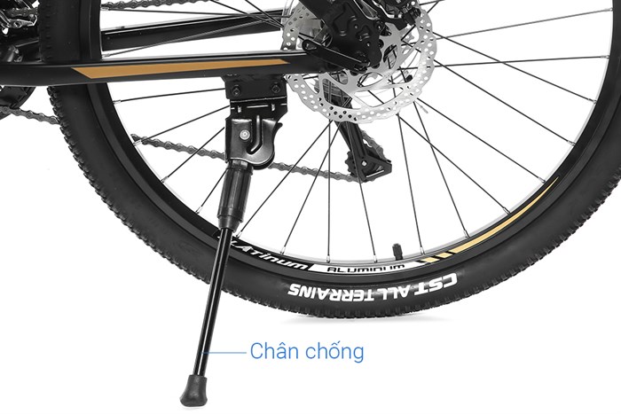 Xe Đạp Địa Hình MTB Gammax 26-Leiming-6.0-27S-HD 26 inch Màu Đen - Vàng