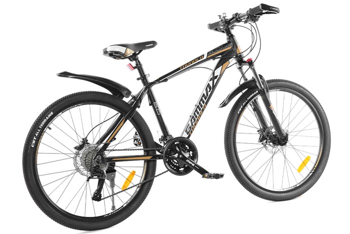 Xe Đạp Địa Hình MTB Gammax 26-Leiming-6.0-27S-HD 26 inch Màu Đen - Vàng