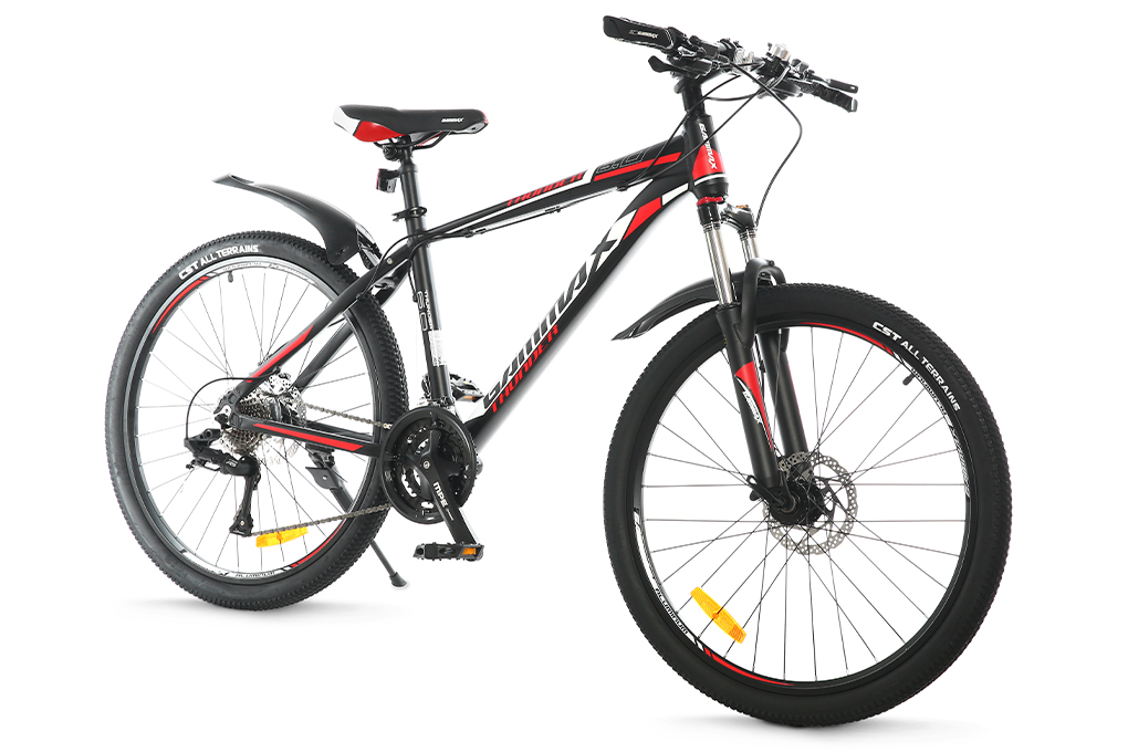 Xe Đạp Địa Hình MTB Gammax 26-Leiming-6.0-27S-HD 26 inch Màu Đen - Đỏ