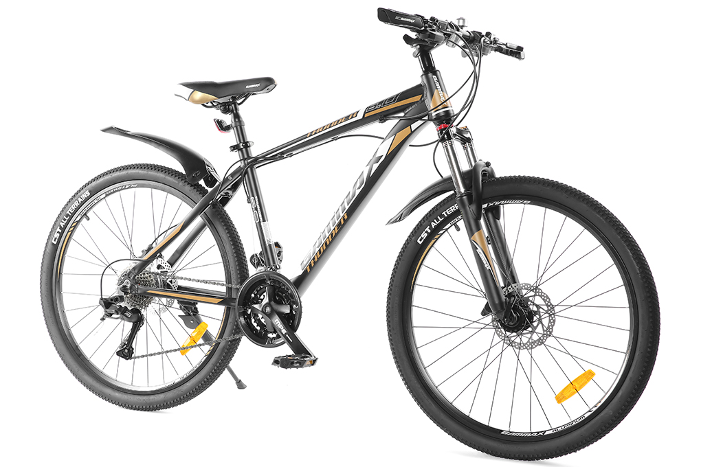 Xe Đạp Địa Hình MTB Gammax 26-Leiming-6.0-27S-HD 26 inch Màu Đen - Vàng