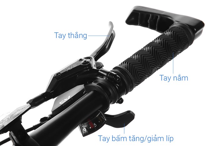 Xe Đạp Địa Hình MTB Gammax 26-Leiming-6.0-27S-HD 26 inch Màu Đen - Vàng