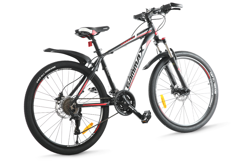 Xe Đạp Địa Hình MTB Gammax 26-Leiming-6.0-27S-HD 26 inch Màu Đen - Đỏ