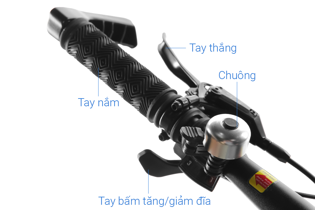 Xe Đạp Địa Hình MTB Gammax 26-Leiming-6.0-27S-HD 26 inch Màu Đen - Vàng