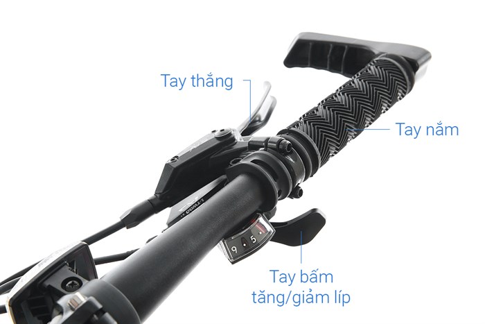 Xe Đạp Địa Hình MTB Gammax 26-Leiming-6.0-27S-HD 26 inch Màu Đen - Đỏ