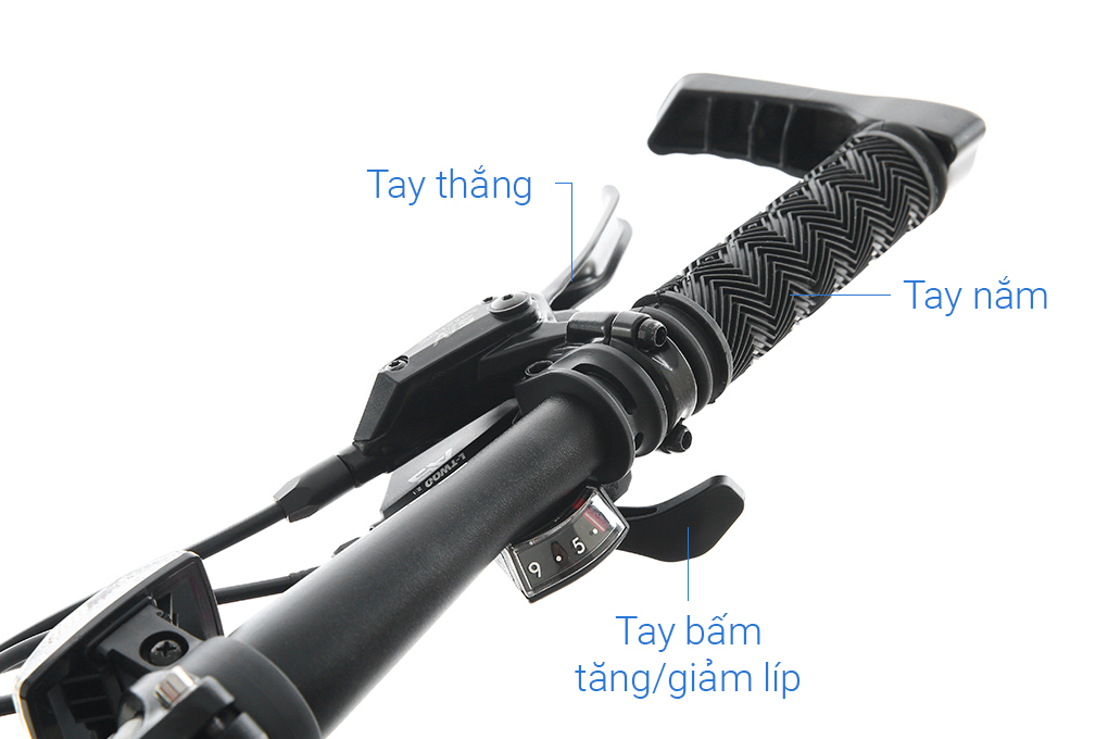 Xe Đạp Địa Hình MTB Gammax 26-Leiming-6.0-27S-HD 26 inch Màu Đen - Đỏ