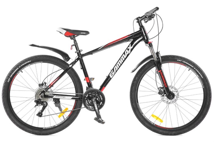 Xe Đạp Địa Hình MTB Gammax 27.5-Leiting-6.0-27S-HD A 27.5 inch Màu Đen - Đỏ