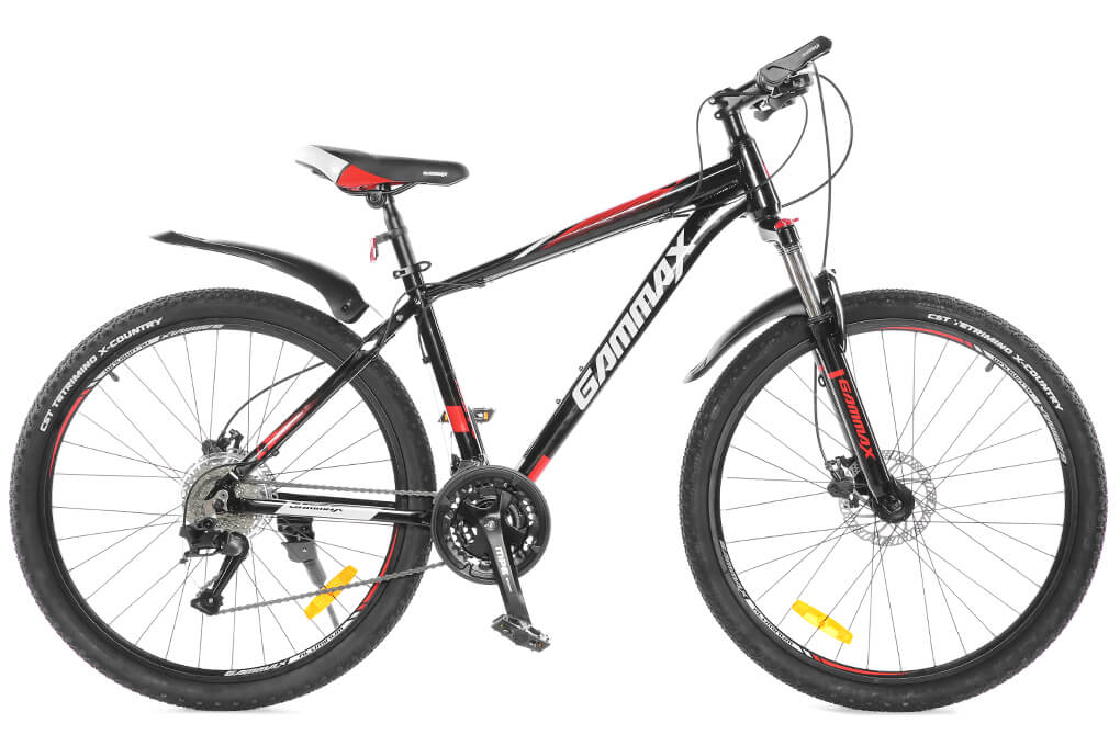 Xe Đạp Địa Hình MTB Gammax 27.5-Leiting-6.0-27S-HD A 27.5 inch Màu Đen - Đỏ