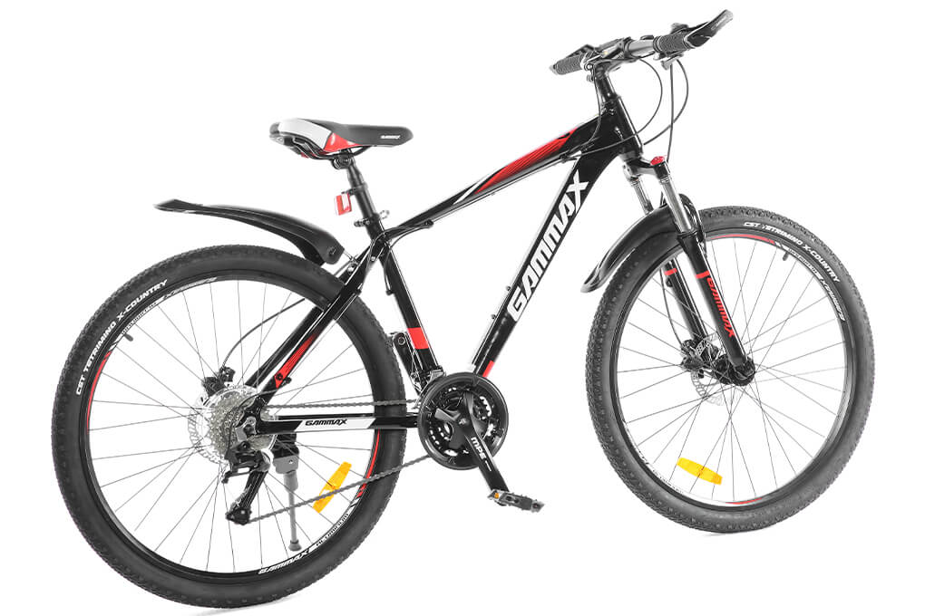 Xe Đạp Địa Hình MTB Gammax 27.5-Leiting-6.0-27S-HD A 27.5 inch Màu Đen - Đỏ