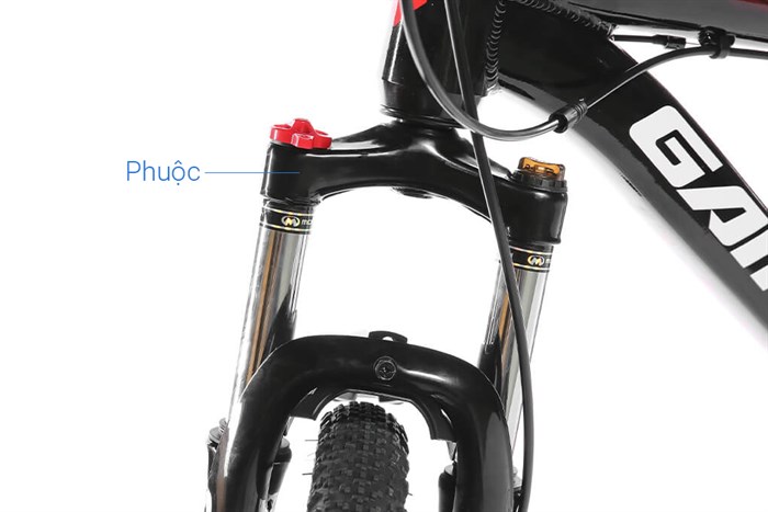 Xe Đạp Địa Hình MTB Gammax 27.5-Leiting-6.0-27S-HD A 27.5 inch Màu Đen - Đỏ