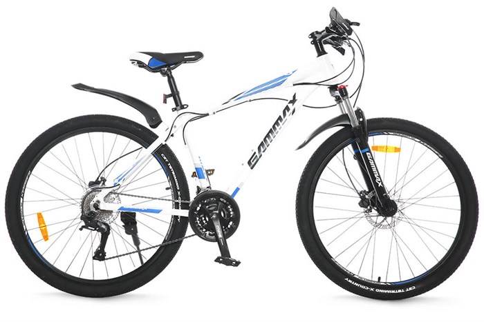 Xe Đạp Địa Hình MTB Gammax 27.5-Leiting-6.0-27S-HD A 27.5 inch Màu Trắng - Xanh