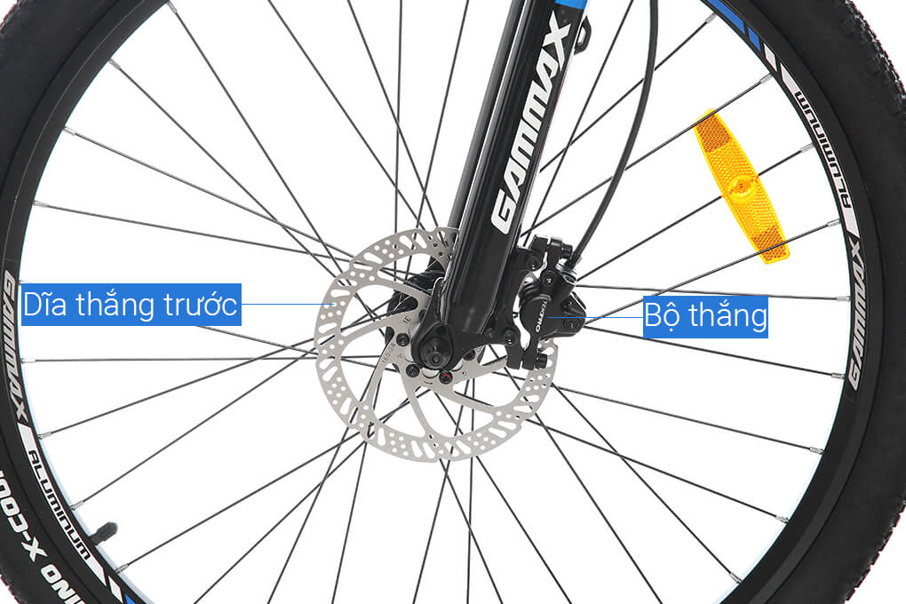 Xe Đạp Địa Hình MTB Gammax 27.5-Leiting-6.0-27S-HD A 27.5 inch Màu Trắng - Xanh