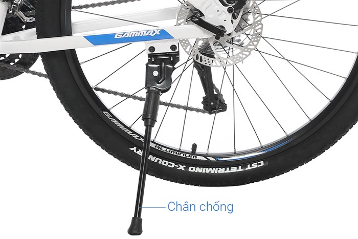 Xe Đạp Địa Hình MTB Gammax 27.5-Leiting-6.0-27S-HD A 27.5 inch Màu Trắng - Xanh