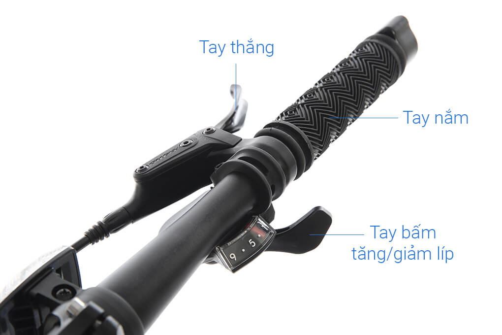 Xe Đạp Địa Hình MTB Gammax 27.5-Leiting-6.0-27S-HD A 27.5 inch Màu Trắng - Xanh