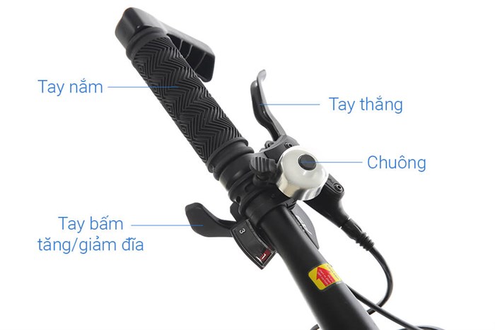 Xe Đạp Địa Hình MTB Gammax 27.5-Leiting-6.0-27S-HD A 27.5 inch Màu Trắng - Xanh