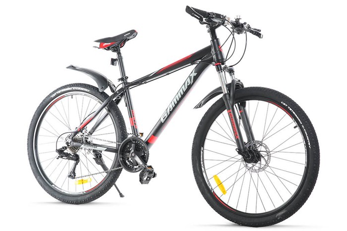 Xe Đạp Địa Hình MTB Gammax 27.5-Leiting-6.0-27S-HD A 27.5 inch Màu Xám - Đỏ