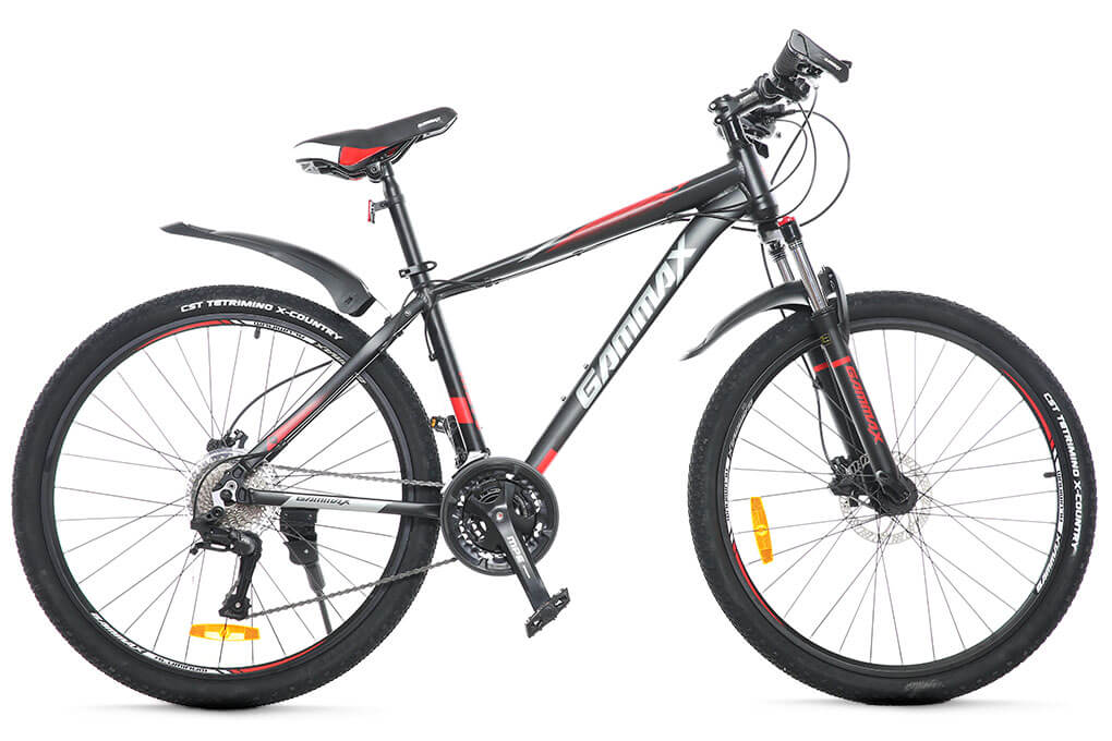 Xe Đạp Địa Hình MTB Gammax 27.5-Leiting-6.0-27S-HD A 27.5 inch Màu Xám - Đỏ