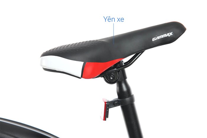 Xe Đạp Địa Hình MTB Gammax 27.5-Leiting-6.0-27S-HD A 27.5 inch Màu Xám - Đỏ