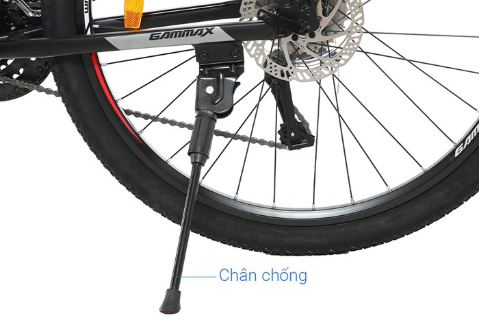 Xe Đạp Địa Hình MTB Gammax 27.5-Leiting-6.0-27S-HD A 27.5 inch Màu Xám - Đỏ