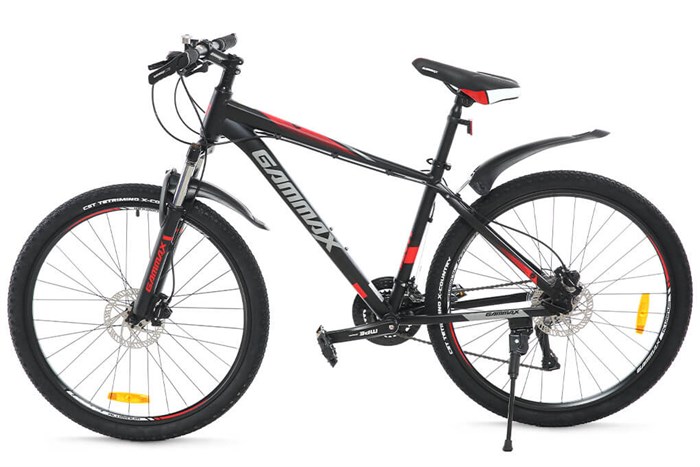 Xe Đạp Địa Hình MTB Gammax 27.5-Leiting-6.0-27S-HD A 27.5 inch Màu Xám - Đỏ
