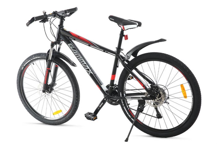 Xe Đạp Địa Hình MTB Gammax 27.5-Leiting-6.0-27S-HD A 27.5 inch Màu Xám - Đỏ