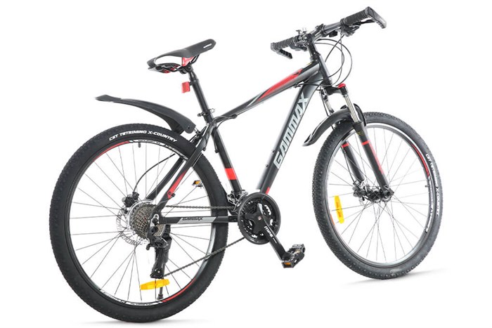 Xe Đạp Địa Hình MTB Gammax 27.5-Leiting-6.0-27S-HD A 27.5 inch Màu Xám - Đỏ