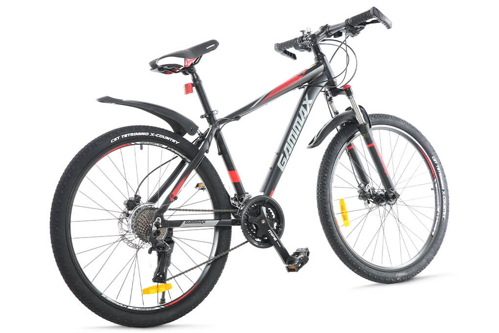 Xe Đạp Địa Hình MTB Gammax 27.5-Leiting-6.0-27S-HD A 27.5 inch Màu Xám - Đỏ
