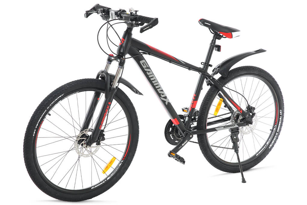 Xe Đạp Địa Hình MTB Gammax 27.5-Leiting-6.0-27S-HD A 27.5 inch Màu Xám - Đỏ