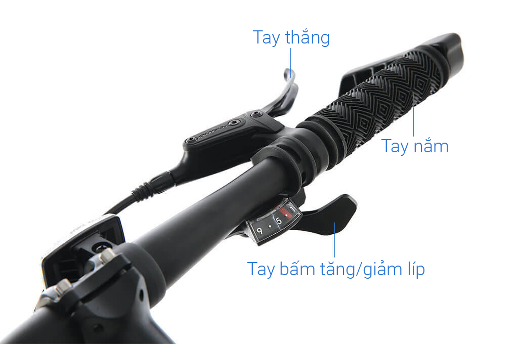 Xe Đạp Địa Hình MTB Gammax 27.5-Leiting-6.0-27S-HD A 27.5 inch Màu Xám - Đỏ