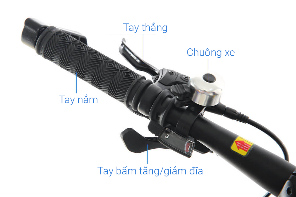 Xe Đạp Địa Hình MTB Gammax 27.5-Leiting-6.0-27S-HD A 27.5 inch Màu Xám - Đỏ