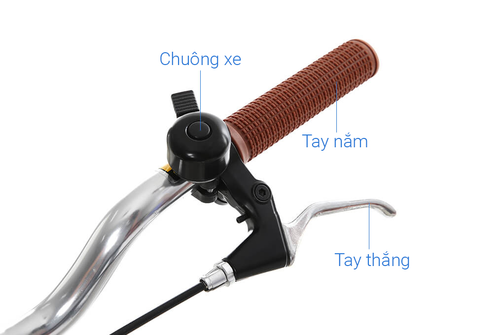 Xe Đạp Đường Phố City Totem Chris 24 inch Size M Màu Trắng