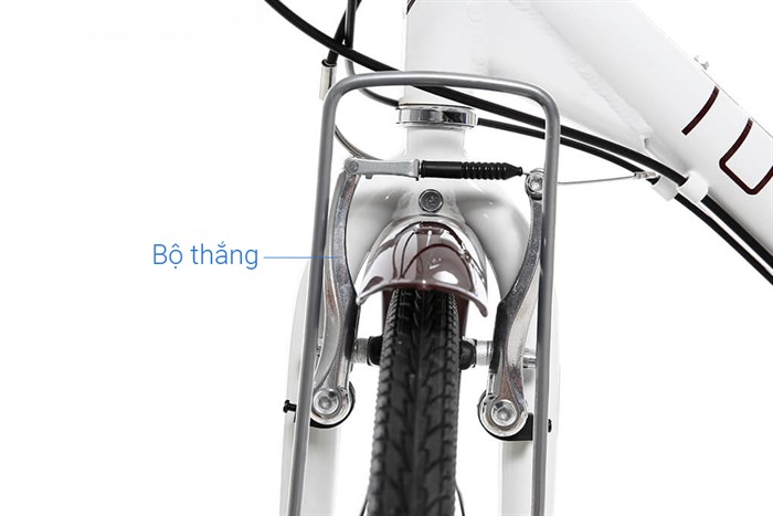 Xe Đạp Đường Phố City Totem Chris 24 inch Size M Màu Trắng