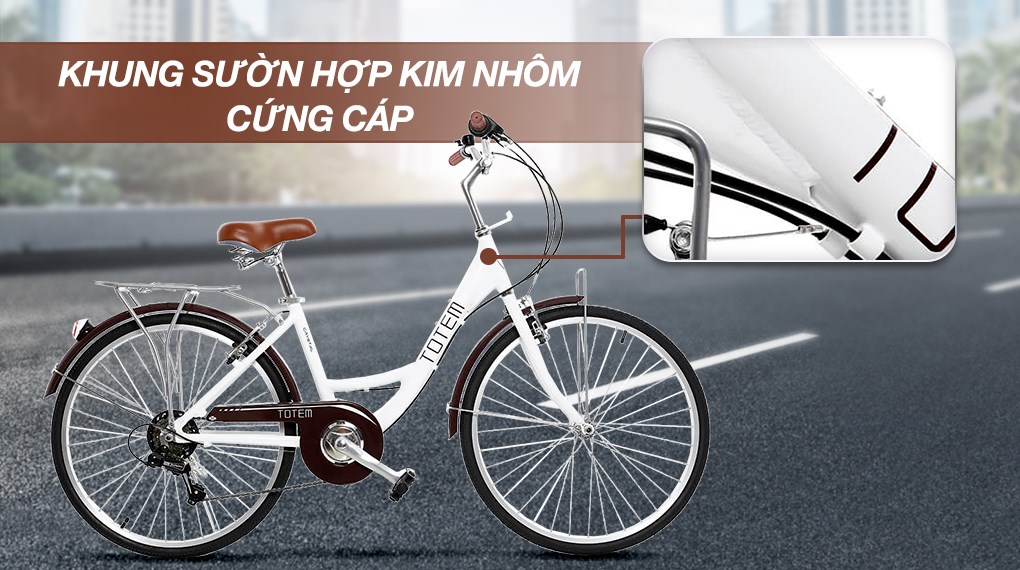 Xe Đạp Đường Phố City Totem Chris 26 inch Size M