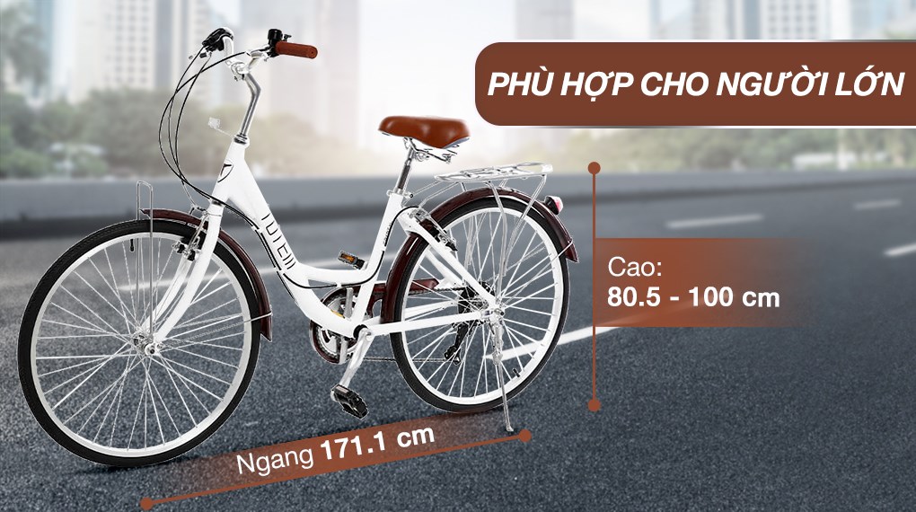 Xe Đạp Đường Phố City Totem Chris 26 inch Size M