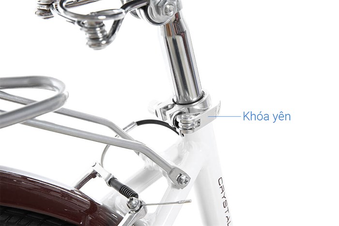 Xe Đạp Đường Phố City Totem Chris 26 inch Size M Màu Trắng