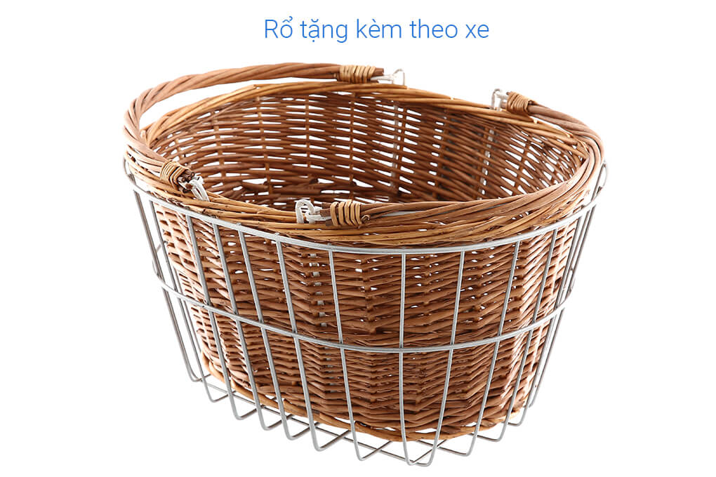 Xe Đạp Đường Phố City Totem Chris 26 inch Size M Màu Trắng