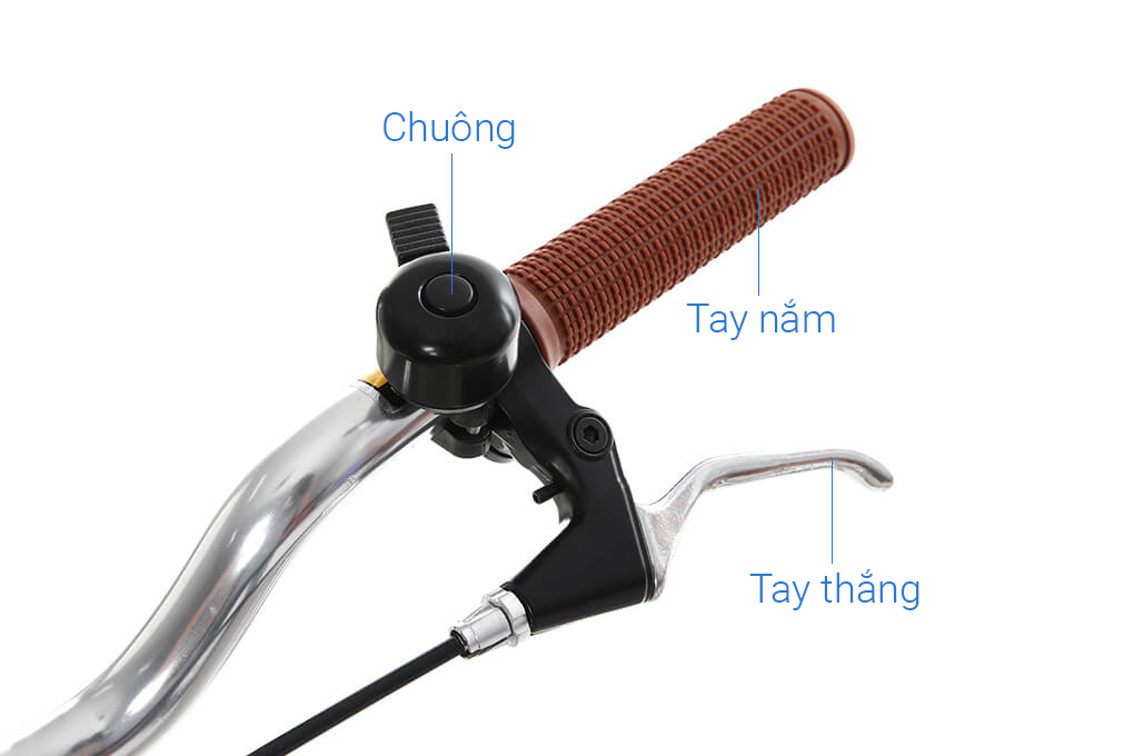 Xe Đạp Đường Phố City Totem Chris 26 inch Size M Màu Trắng